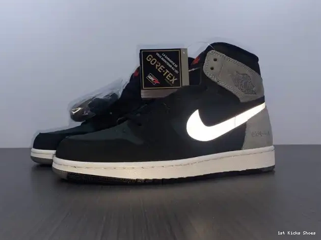 1st Kicks Black High Retro DB2889-001 Grey 1 Jordan Element Particle Gore-Tex 0602